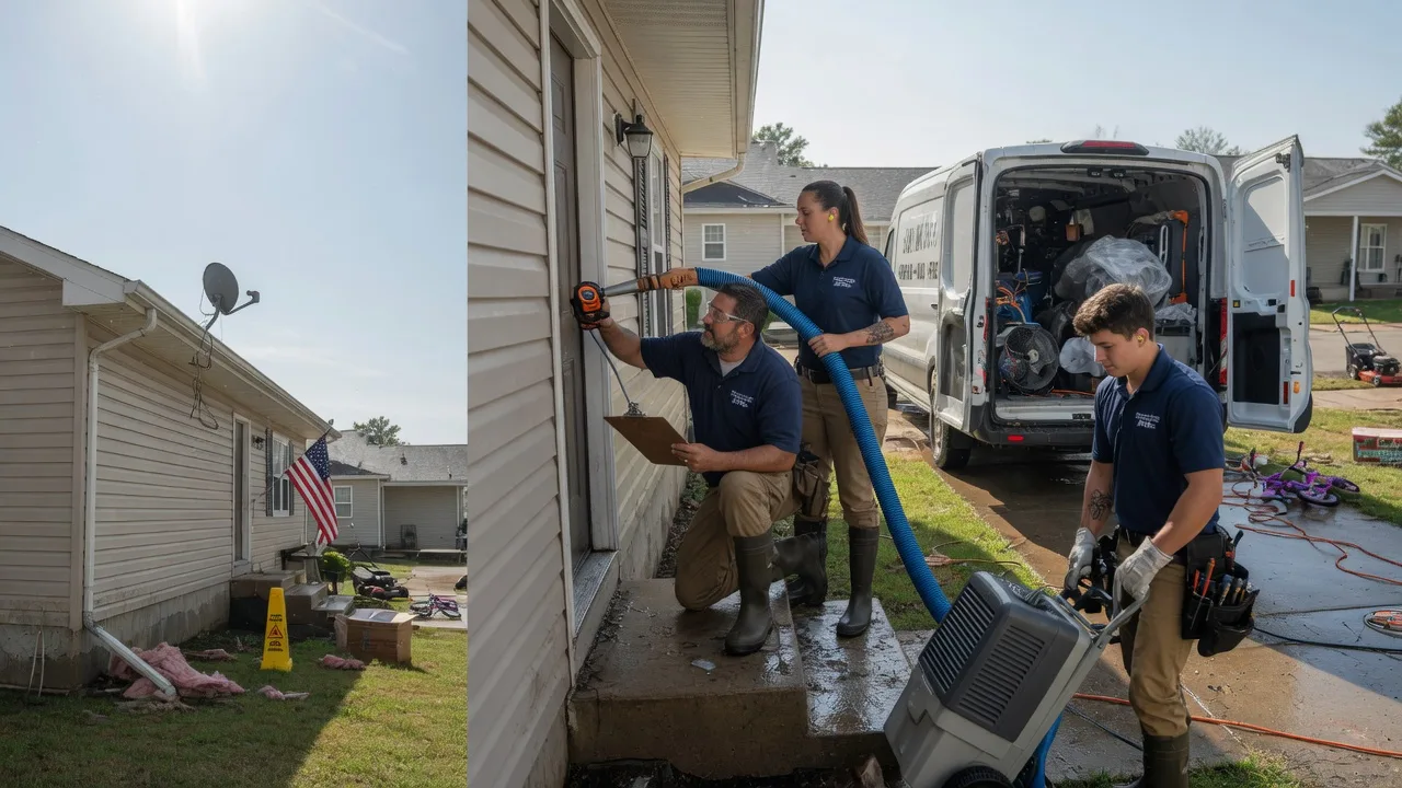 Ceiling Water Damage Restoration in Loves Park, IL near me